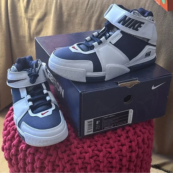 Nike Zoom Lebron 2 Midnight Navy 2004 m 8.5 Nike Zoom LeBron 2 Retro 2022 USA for Sale | Authenticity  main image 2